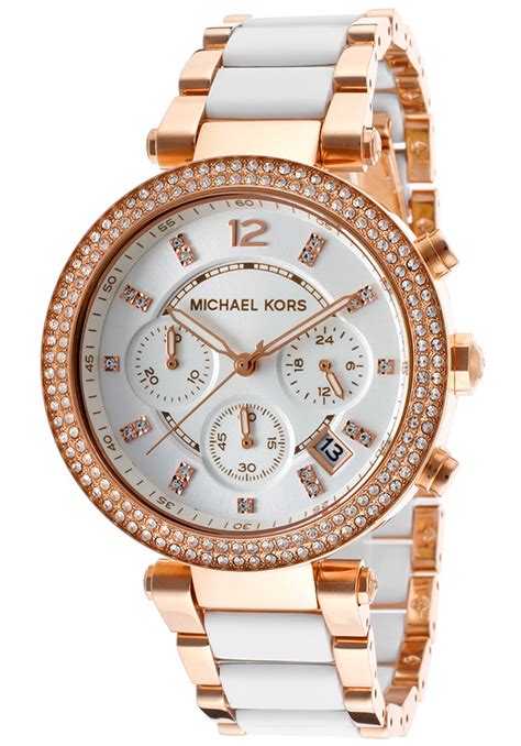 michael kors parker watch mk5774|Michael Kors chronograph case.